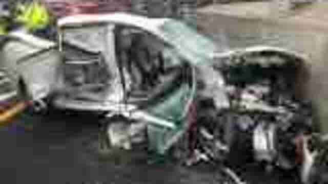 2 collide into Con Fire truck, critically injured