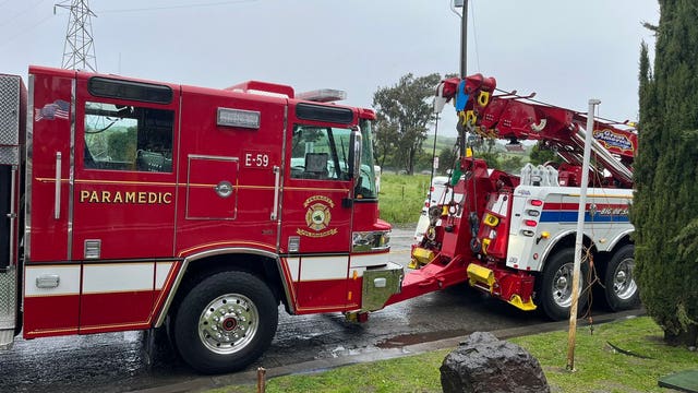 Fremont fire engine struck twice at scene of freeway collision