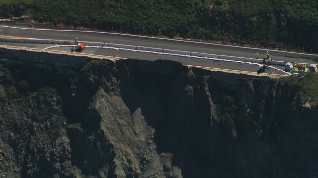 Highway 1 repair work progressing since March storm damage