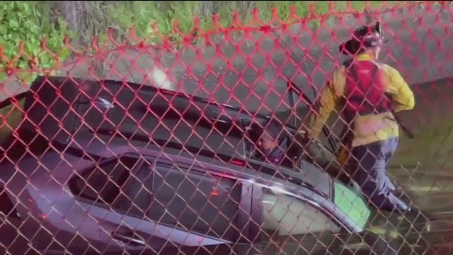 Speeding car plunges into canal near Bay Point