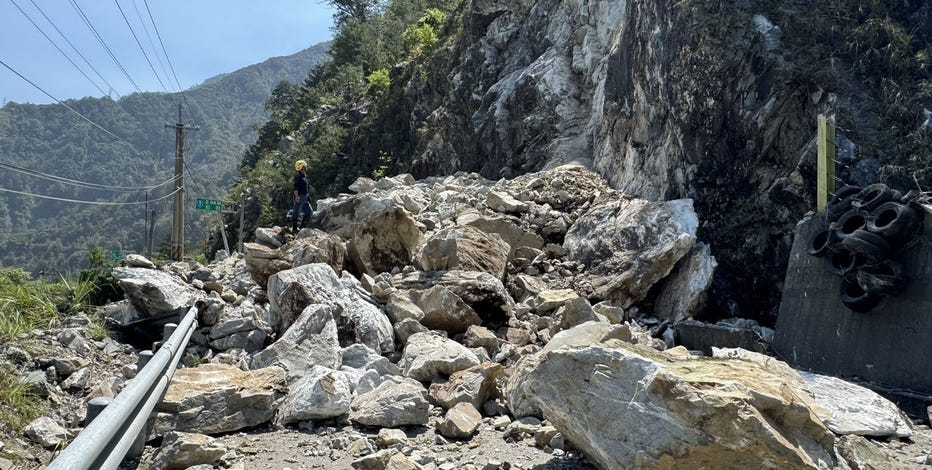 Taiwan earthquake live updates: Trapped rock quarry workers safe