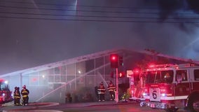 Massive fire at Lake Chabot Public Market in Castro Valley