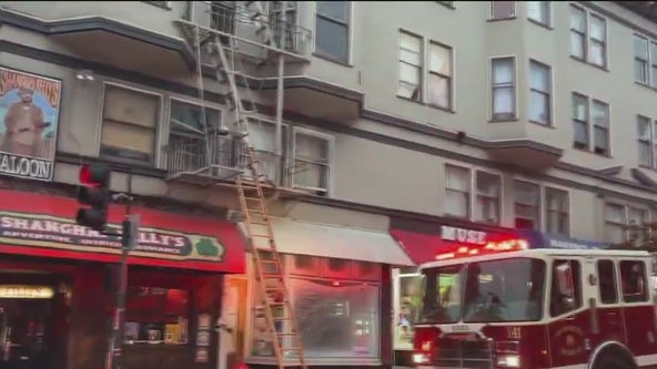 1 injured in San Francisco morning hotel fire