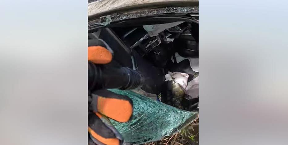 WATCH: Driver rescued after thrown 350 feet from car in Sonoma