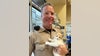 CHP officer saves kitten off freeway and returns to adopt her