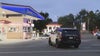 Newark police surround gas station