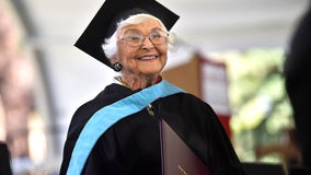 105-year-old woman earns master's from Stanford University