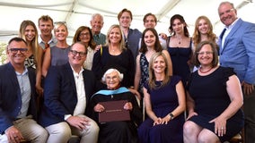 105-year-old woman earns master's from Stanford University
