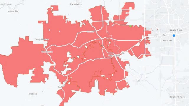 Santa Rosa power outage: Nearly 30K in the dark