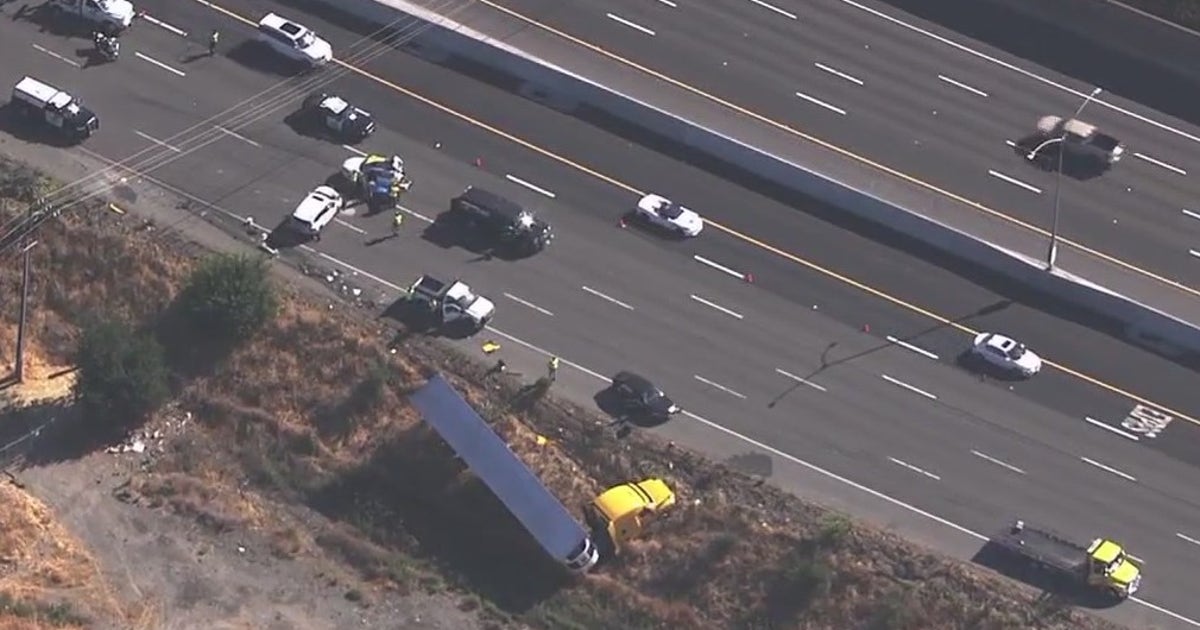 Deadly big rig crash blocked several lanes of traffic on I-680 | KTVU FOX 2