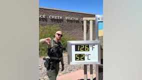 Death Valley visitor dies from extreme heat, as temperature hits near world record