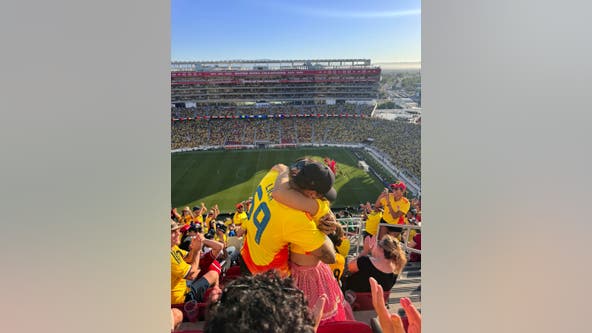 Love is in the air at Levi's Stadium: Colombian couple gets engaged at Copa