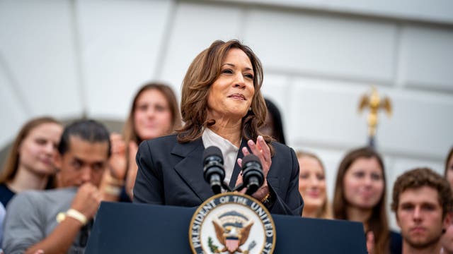 Harris makes first public appearances following presidential campaign launch