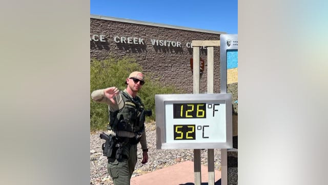 Death Valley visitor dies from extreme heat, as temperature hits near world record