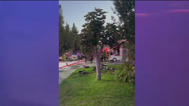 2 people shot before car crashes into San Jose home, bursts into flames