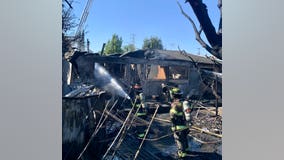 Fire destroys home, knocks out power, and injures juvenile in San Jose