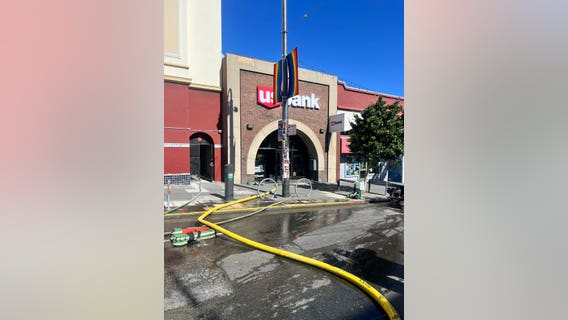 Fire breaks out at U.S. Bank next to historic Castro theatre