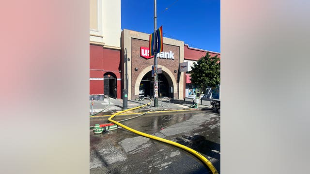 Fire breaks out at U.S. Bank next to historic Castro theatre