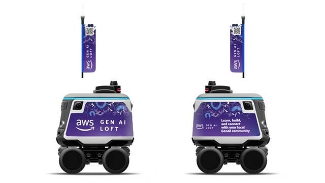 Amazon deploys roaming robots along San Francisco Market Street