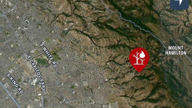 Firefighters respond to vegetation fire in East San Jose