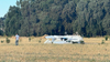 California sheriff's plane flips over in field