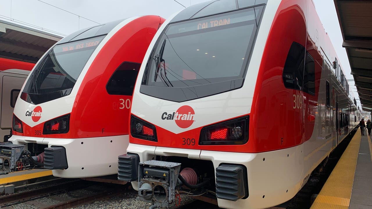 Caltrain electric online