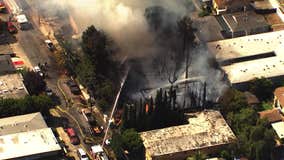 Redwood City fire injures construction worker