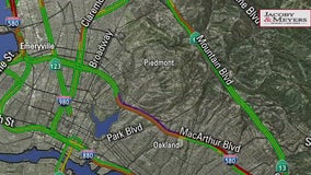 Lanes reopen on I-580 in Oakland after overturned vehicle blocked traffic