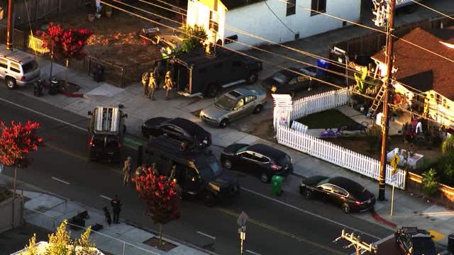 Pit bull attacks sheriff's K9 in Hayward armed suspect standoff, man arrested