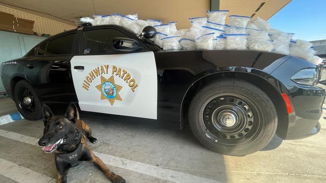CHP arrests Concord man after finding 100 pounds of meth in car