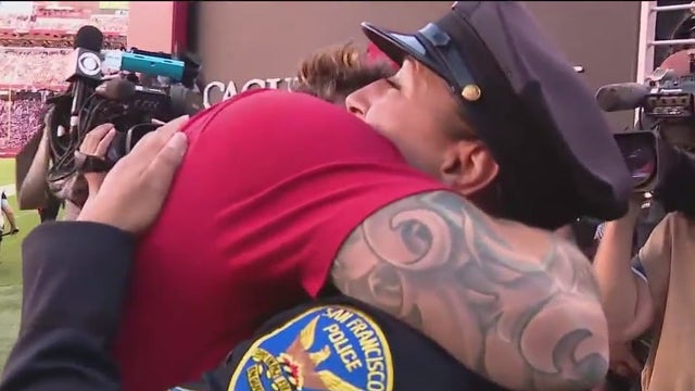 49ers honor SFPD sergeant who helped Ricky Pearsall as fans celebrate victory