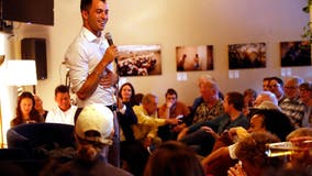 Letter-writing party at Manny's in San Francisco ahead of Election Day