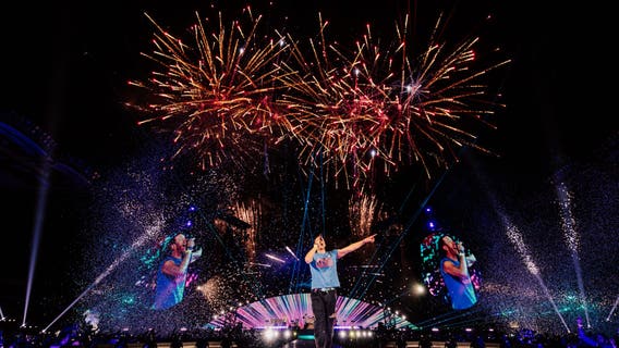 Coldplay returns to North America, kicking off at Stanford stadium