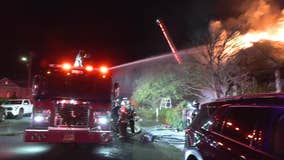 Century-old Vallejo home goes up in flames, residents displaced on Thanksgiving