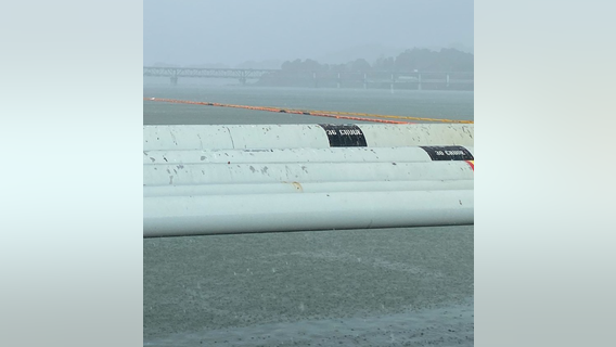 Oil spill reported in Richmond Wharf