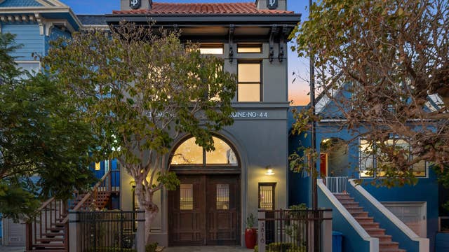 'Rare' renovated San Francisco firehouse hits the market for $8M