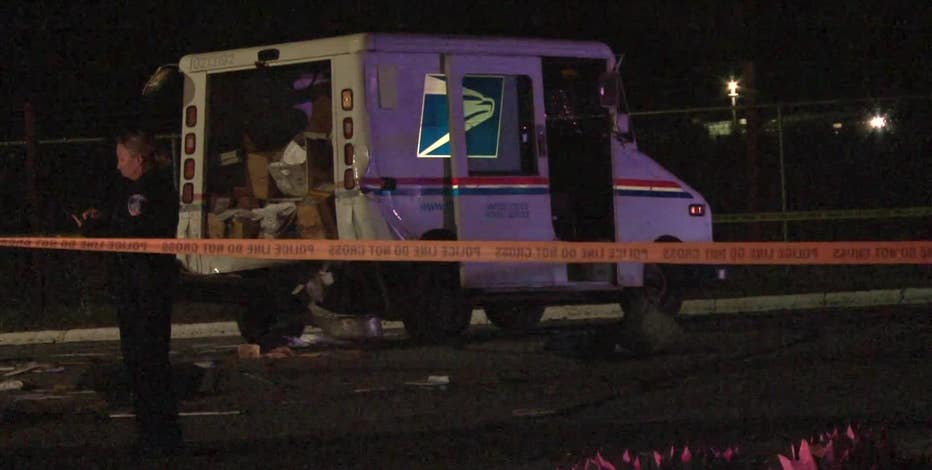 Postal worker killed in major collision involving USPS truck and SUV in Santa Rosa