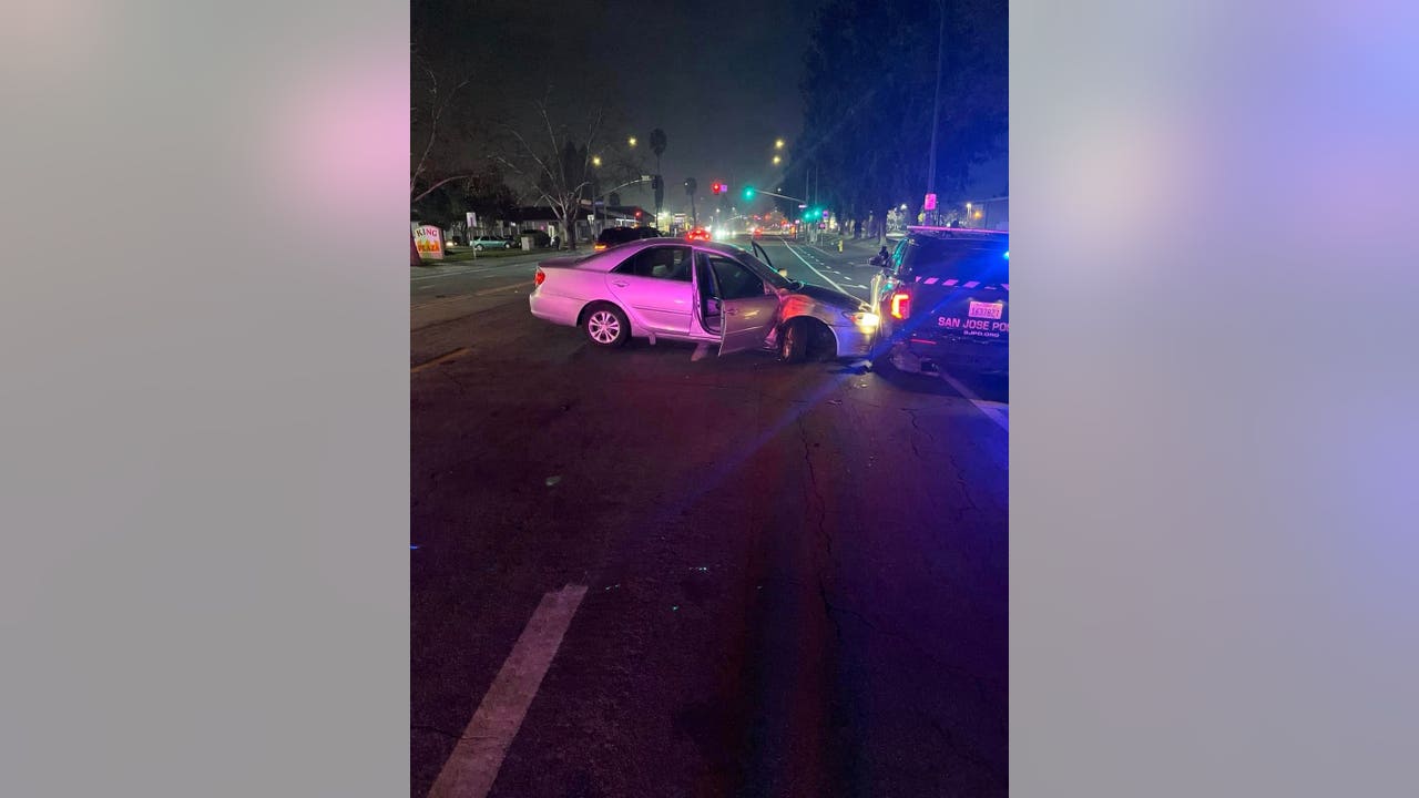 San Jose police officers hit by alleged drunk driver while in patrol ...
