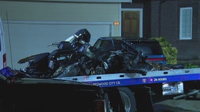 Driver, passenger killed after crashing into tree, house in Fremont