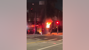 Warehouse fire breaks out near SF Children's Hospital