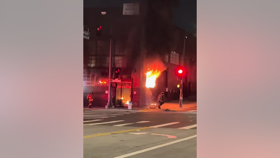 Warehouse fire breaks out near SF Children's Hospital