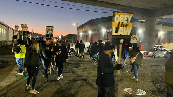 Workers at San Francisco Amazon warehouse join nationwide strike