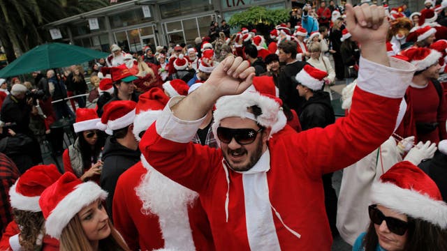 SantaCon in San Francisco: Epic pub crawl and Christmas fundraiser