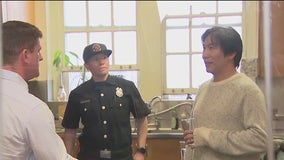 Wildfire survivor visits SFFD to thank firefighters who saved his, others' homes