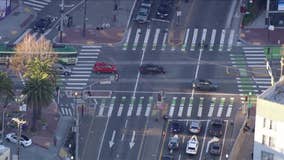 Bicyclist struck by vehicle at San Francisco's Market Street