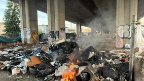 Frustration over ongoing garbage, encampment fires along Wood Street