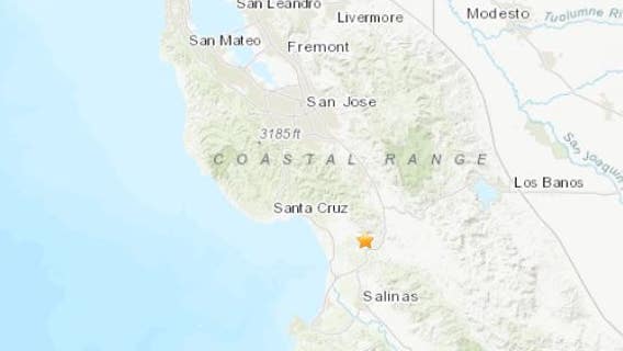 3.0 magnitude earthquake strikes in Monterey County