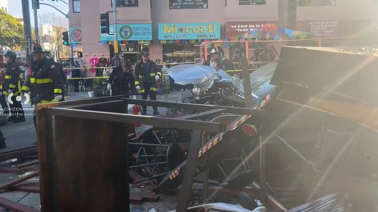 Six Injured in San Francisco Parklet Crash