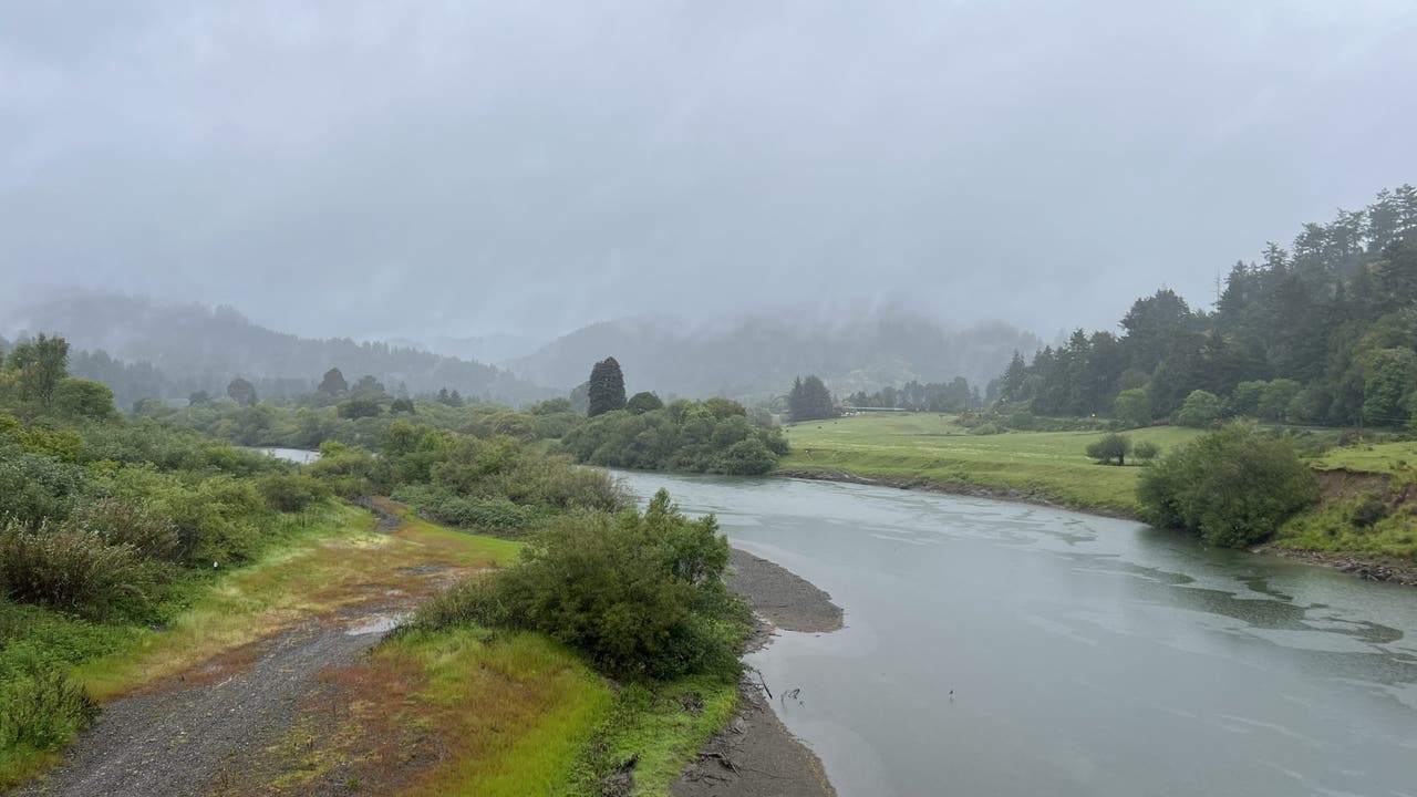 Mudslide Sends Home into Russian River, Evacuations Underway in Forestville