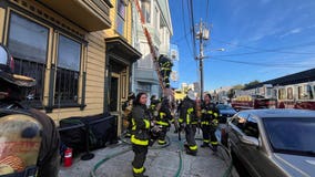 10 displaced in San Francisco after home catches fire